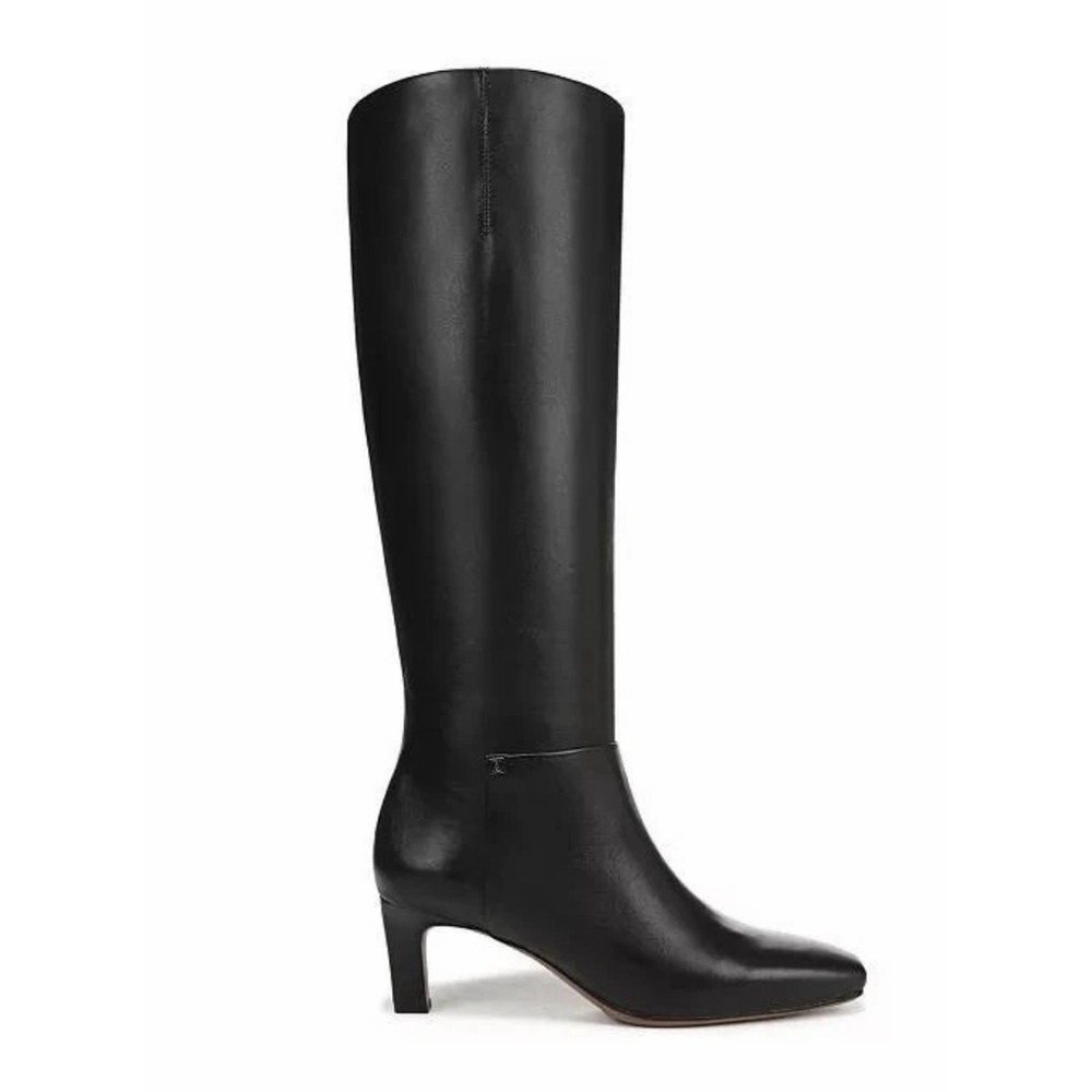 Sarto by Franco Sarto L-Timmy Black Leather Knee Boots Women's 10M US/41 EU NIB - Picture 2 of 16
